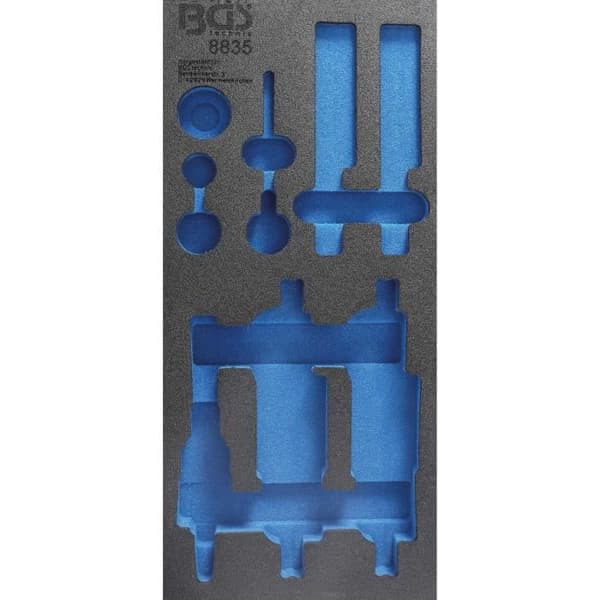 Infällnad för verkstadsvagn - BGS - Art. 8835 - Skum - 189 x 408 x 32 mm