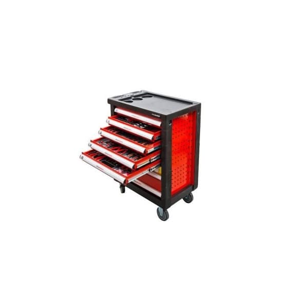 Verkstadsvagn 6 lådor + 390 verktyg WW790W