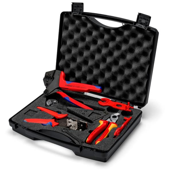 KNIPEX-työkalusarja aurinkosähköasennuksiin MC4 2,5-6 mm