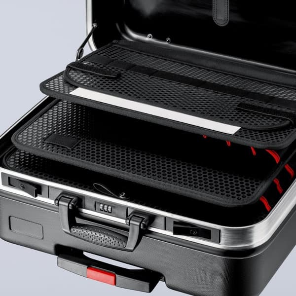 Knipex BIG Basic Move Verktygslåda Akrylnitrilbutadienstyren (ABS), Aluminium Svart