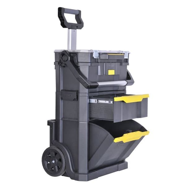 STANLEY - Modulo 2-i-1 Organizer Trolley med Organizer Box - STST1-79231 - Struktur i resistent polypropen