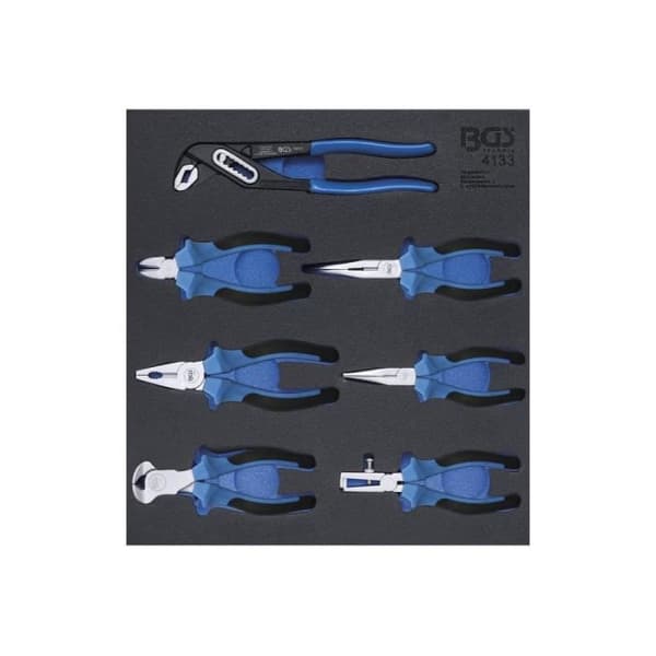 BGS TECHNIC verkstadsvagnsinsats - 7 st - 4133