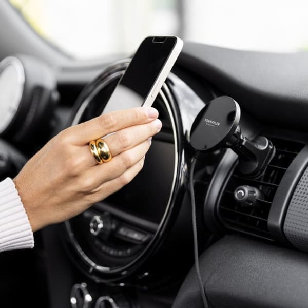 Vonmählen Aura Bilsmartphone Vit USB Trådlös laddning Snabbladdning Auto
