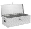 Miniatyrbild 3 av 4: Aluminium Pickup Truck Verktygslåda, Rymlig 39"x13"x10" Design, Säker T-Lås System, Hållbar Konstruktion