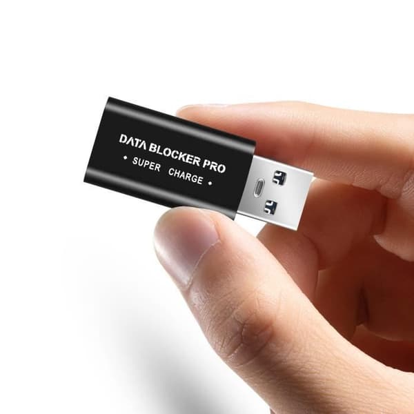 USB Data Blocker - AVIZAR - Data Blocker - Säkerhet och integritet - Svart