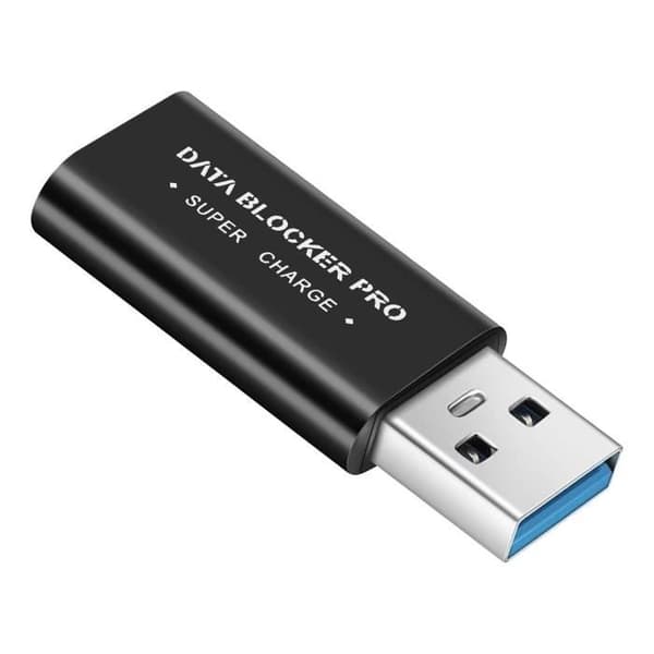 USB Data Blocker - AVIZAR - Data Blocker - Säkerhet och integritet - Svart