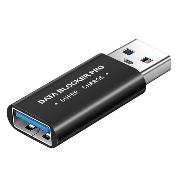 USB Data Blocker - AVIZAR - Data Blocker - Säkerhet och integritet - Svart