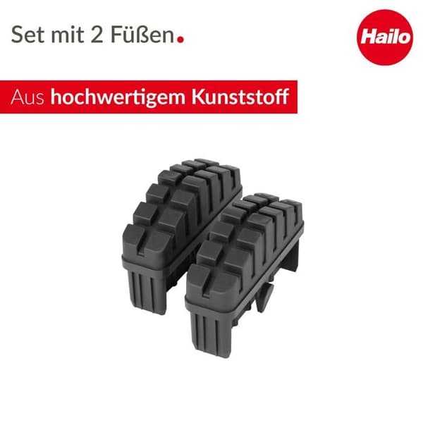 Hailo/ gierre - AR9926-001 - HAILO 9926-001 - Set med 2 klossar för 85 mm profiler av ProfiLOT och ProfiStep-trappor