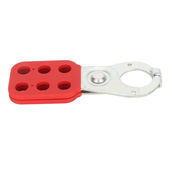 Lockout Hasp 6 reikää Eristetty turvalukko Tagout Hasp teollisuussulkujen huoltoon