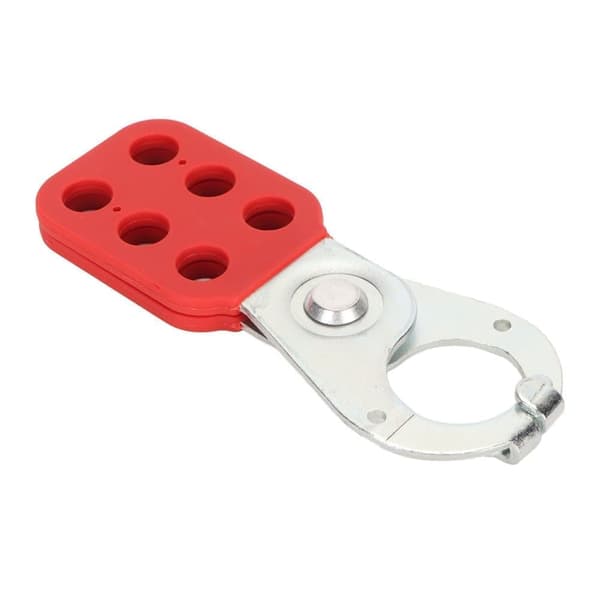 Lockout Hasp 6 reikää Eristetty turvalukko Tagout Hasp teollisuussulkujen huoltoon