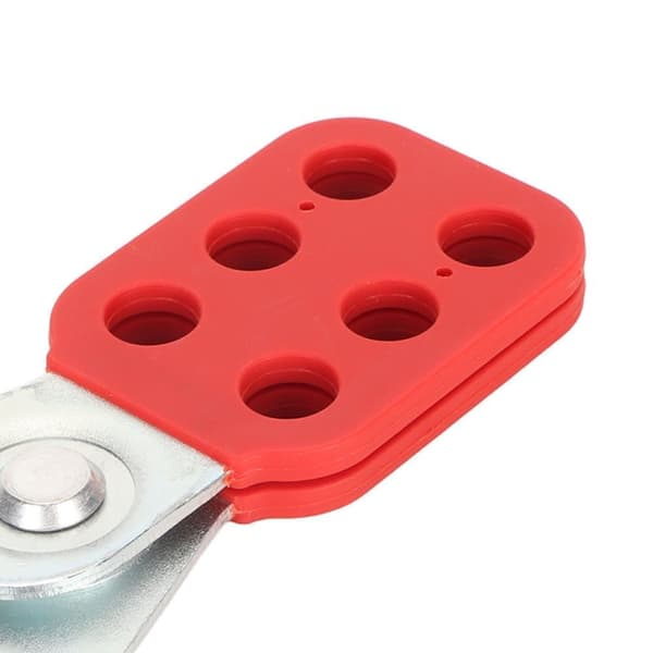 Lockout Hasp 6 reikää Eristetty turvalukko Tagout Hasp teollisuussulkujen huoltoon