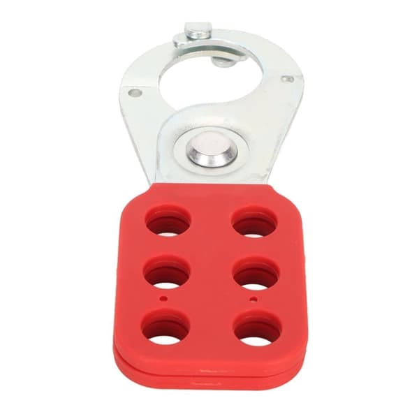 Lockout Hasp 6 Hål Isolerad säkerhetslås Tagout Hasp för industriellt lockout underhåll