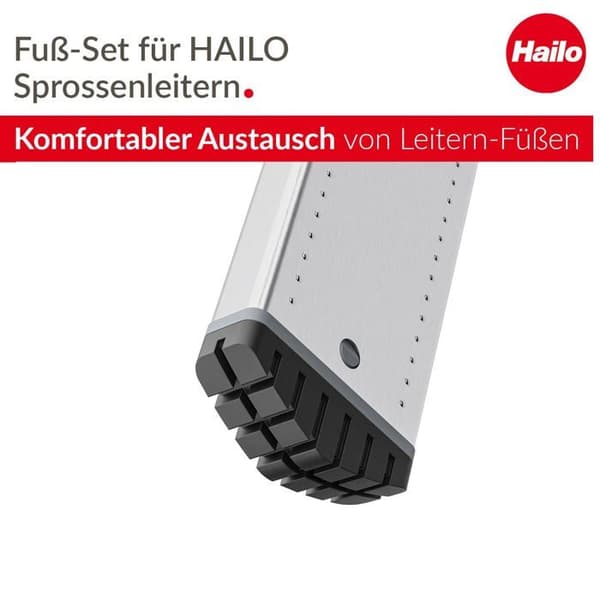 Hailo/ gierre - AR9926-001 - HAILO 9926-001 - Set med 2 klossar för 85 mm profiler av ProfiLOT och ProfiStep-trappor