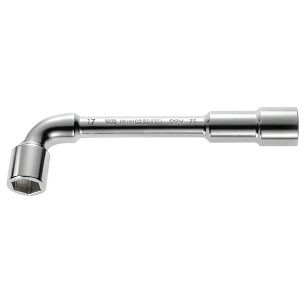 Smidd oblockerad rörnyckel 6x6 sidor 16mm L.178mm - FACOM - 75.16