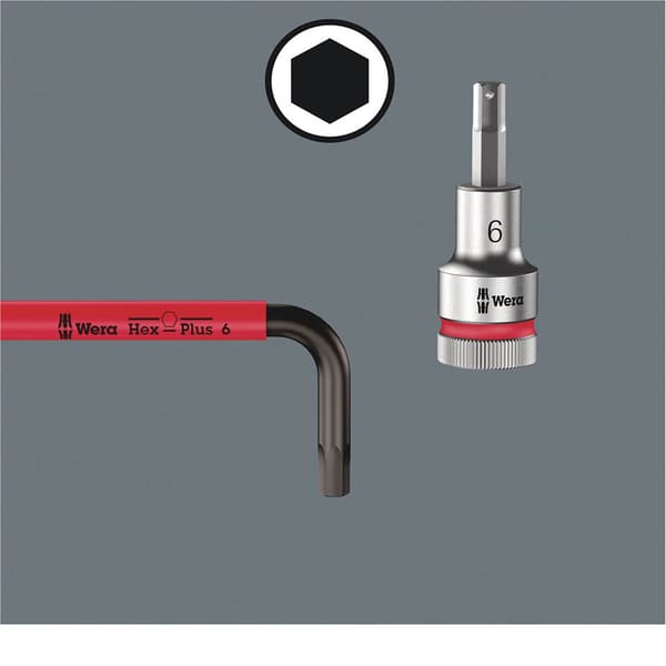 Wera 950/9 Hex-plus 2 Flerfärgad