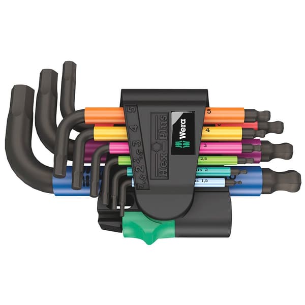 Wera 950/9 Hex-plus 2 Flerfärgad