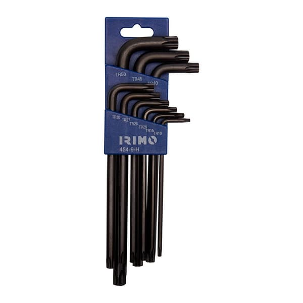 Irimo Torx Nøgle T10-t50 454-9-h 9 Enheder Søvfarvet
