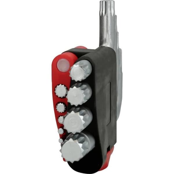 Vinklad hannyckelsats - KS TOOLS - 151.4630 - Kort modell - Specialstål