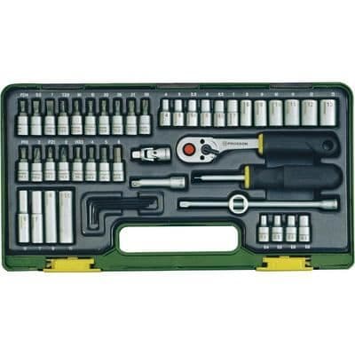 Set med 49 nycklar 6,3 mm (1/4") Proxxon