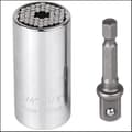 Miniatyrbild 1 av 4: ACENIX® 2-delad Universal Gator Socket Adapter Power Drill Reparation Handverktyg Storlek 1/4'' - 3/8