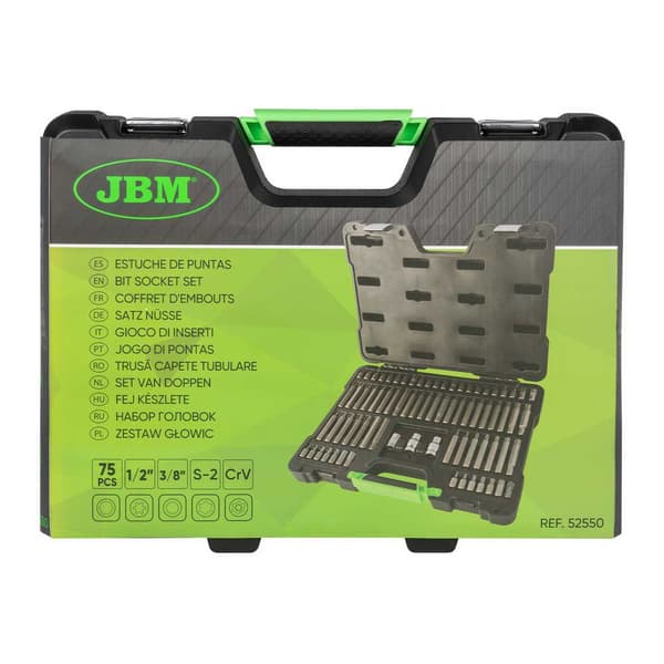 Jbm Bit Case Og Torx Inv Hexagonal. Xzn. Ribe. Torx 75 Stykker
