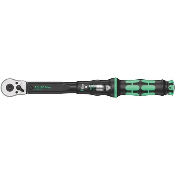Rörnyckel - Wera - Click-Torque C 2 - Svart - Grön - 1 st.