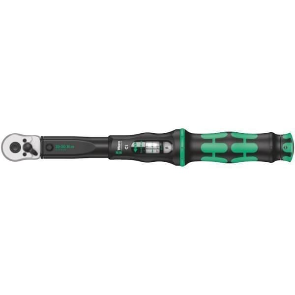Wera Tools Click-Torque C 1, Hylsnyckel, 1 st, Svart, Grön