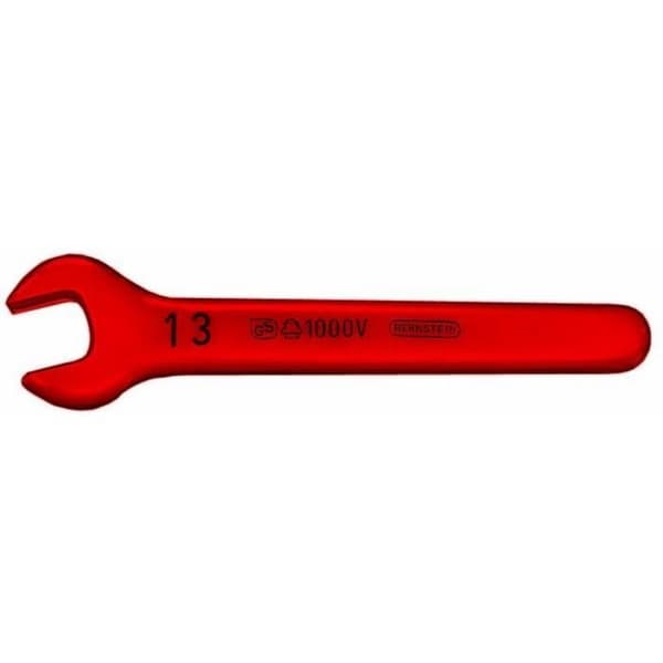 Enkel plattnyckel VDE - Bernstein Tools - 16-512 VDE - Krom-Vanadium stål - 17 mm