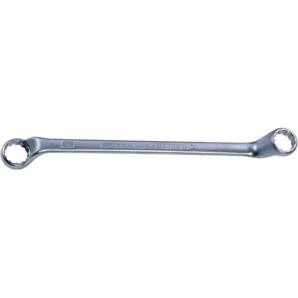 Dubbelringnyckel 16 x 17 mm - TOOLCRAFT - 75° vinklat skiftnyckelhuvud