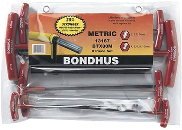 Bondhus - 13187 - manlig sexkant t-nyckelserie