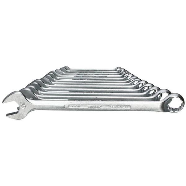 Blandad nyckeluppsättning - Gedore - 6012840 - Stål - 6-19 mm - 6-kant/hexagonal