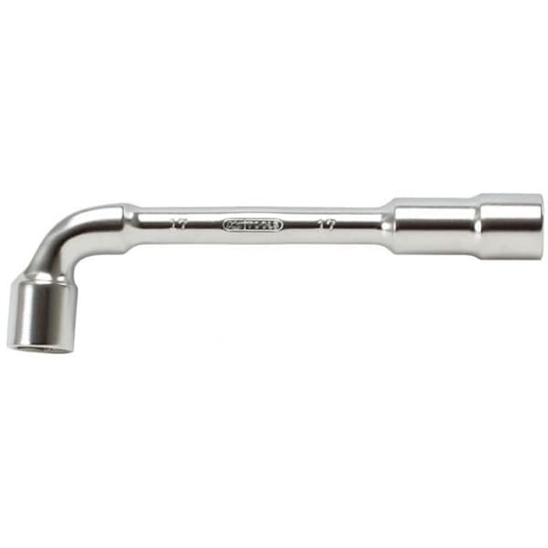 KS mattförkromad oblockerad rörnyckel, 8 mm - KSTOOLS - 6-punkts - 90° vinklat huvud - Vanadin