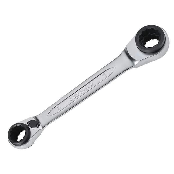 Bahco S4RM-21-27 Nyckelsats med ratchet, Silver, 21-22 24-27mm - BAHS4RM2127