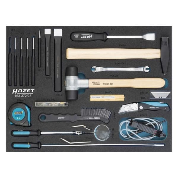 Hazet Universal verktygssats - Extern sexkantsprofil - Antal verktyg: 25 - 163-372-25