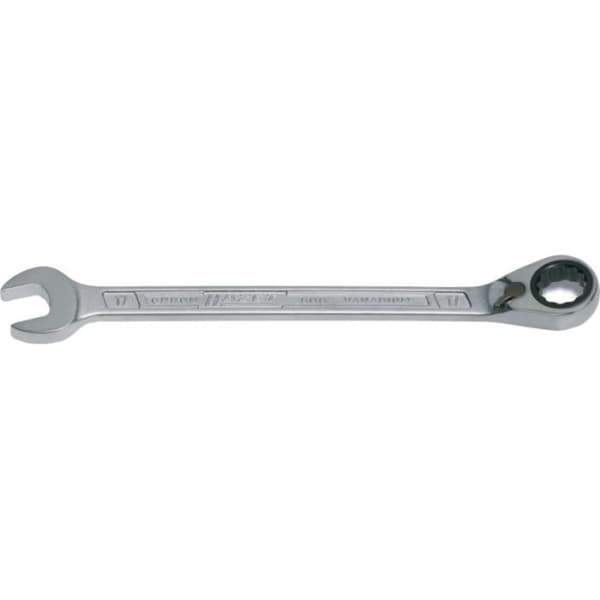 Kombinationsspärr-/dragprofilnyckel - Hazet - 606-30 - Krom-vanadinstål - 12 punkter - 402,5 mm