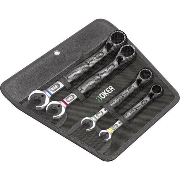Spärrnyckelsats 4 delar 10 - 19 mm Wera Joker Switch 05020090001