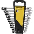 Miniatyrbild 1 av 5: Kombinationsspärrnyckelsats - STANLEY - 12 delar STMT82847-0 - Kallsmidet stål och kromfinish