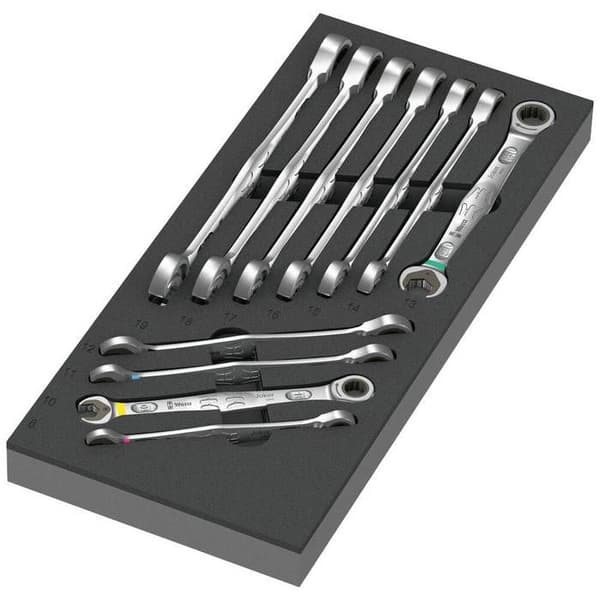 Wera 05150120001 Joker Ring Spärrnyckel Set med 11 delar Nyckelöppning (metrisk) 8 - 19 mm