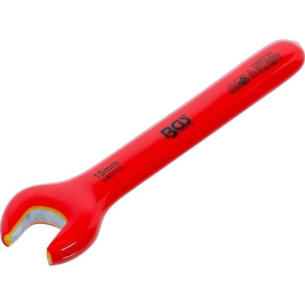 VDE Nyckel - BGS - 15 mm - Krom-vanadiumsstål - Gaffel