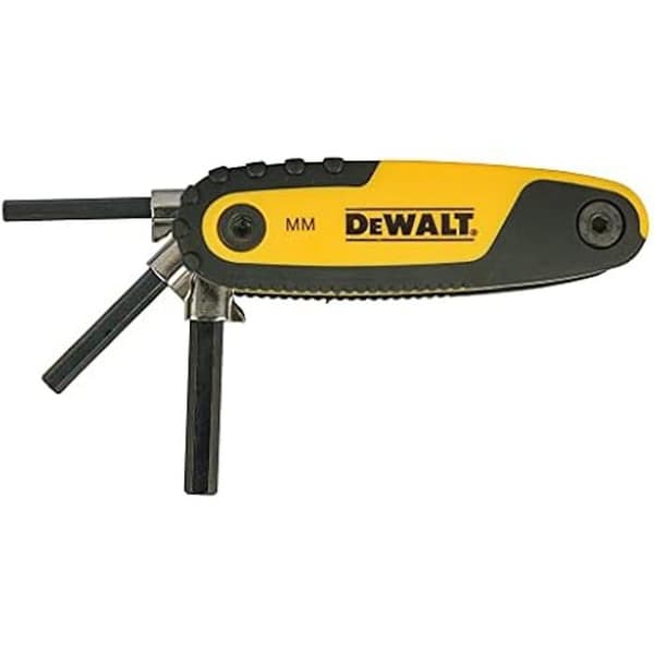 Invändiga sexkantsnycklar - DEWALT - DWHT0-70263 - 8 delar - Gul - 6 poäng