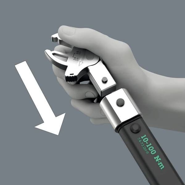 Wera Click-Torque 05136076001 Fyrkantig momentnyckelsats 14 x 18 mm 10 - 100 Nm