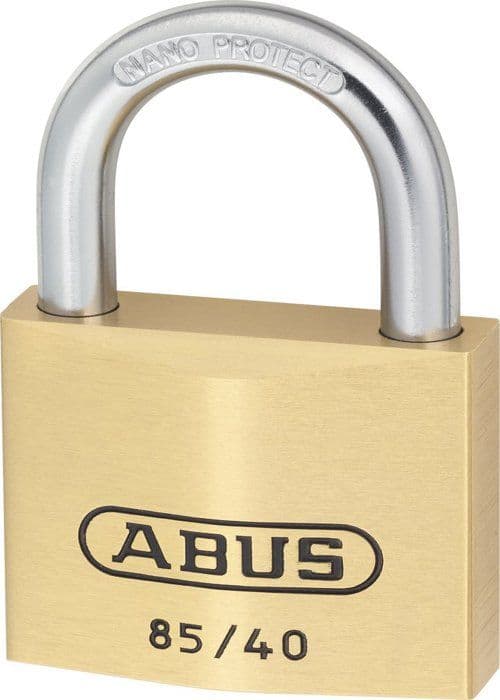 Rånyckel (exklusive bilar) Abus - 11768 - Mässingshänglås med delpass 0781