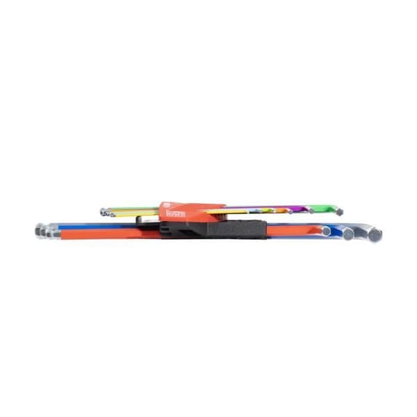 Sexkant nyckelset - WIHA - 46555 - ProStar-fodral - Stål - 9 vanliga storlekar