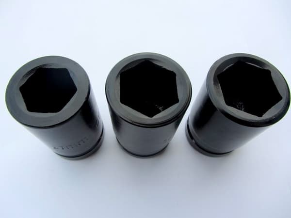 Sekskantede fatninger 27 - 33 mm, sæt med 3 stk.