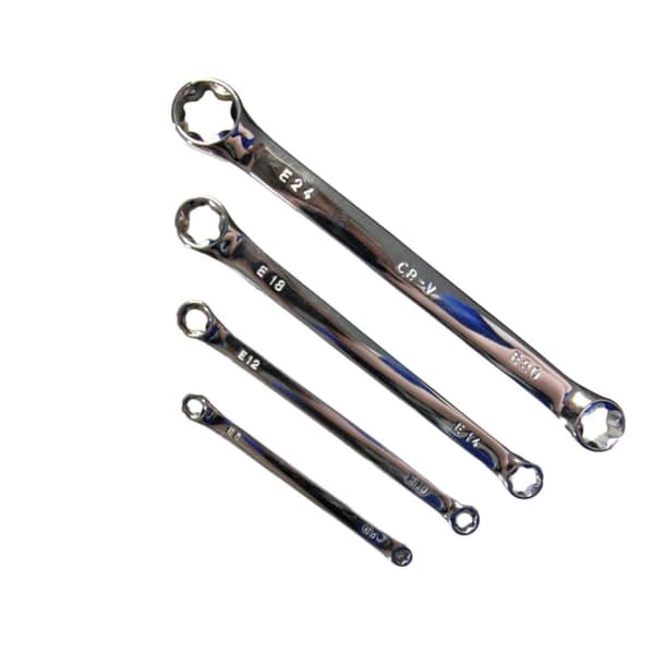 Torx-ringnyckelsats, 4 st.