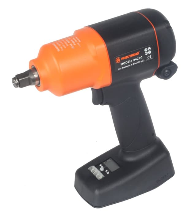 1/2" pneumaattinen iskuavain, 880 Nm, säädettävä