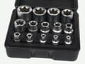 Miniatyrbillede 2 af 5: Torx fatningssæt 1/2", 3/8", 1/4" E4-E24 14 stk.