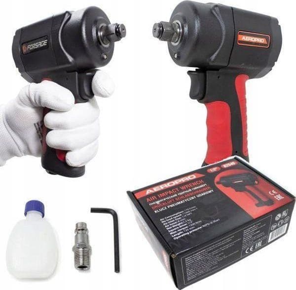 Rockforce - RF-RP9515 (82545) - Pneumatisk Slagnyckel 1200Nm Dubbelslag 1/2