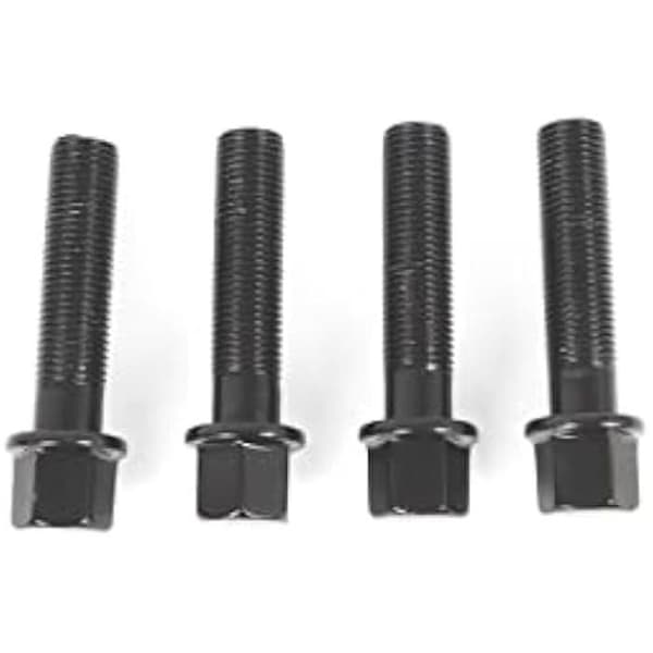 Skruvsats - OMP - M14X1.5 - 17mm nyckel - Svart färg - Universal passform