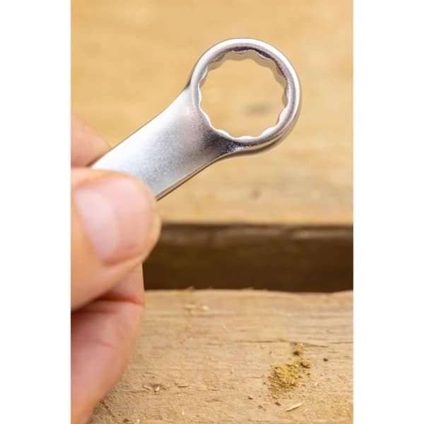STANLEY kombinyckel - FMMT13030-0 - Gaffel orienterad i 15° - Anti-halk - Matt krom